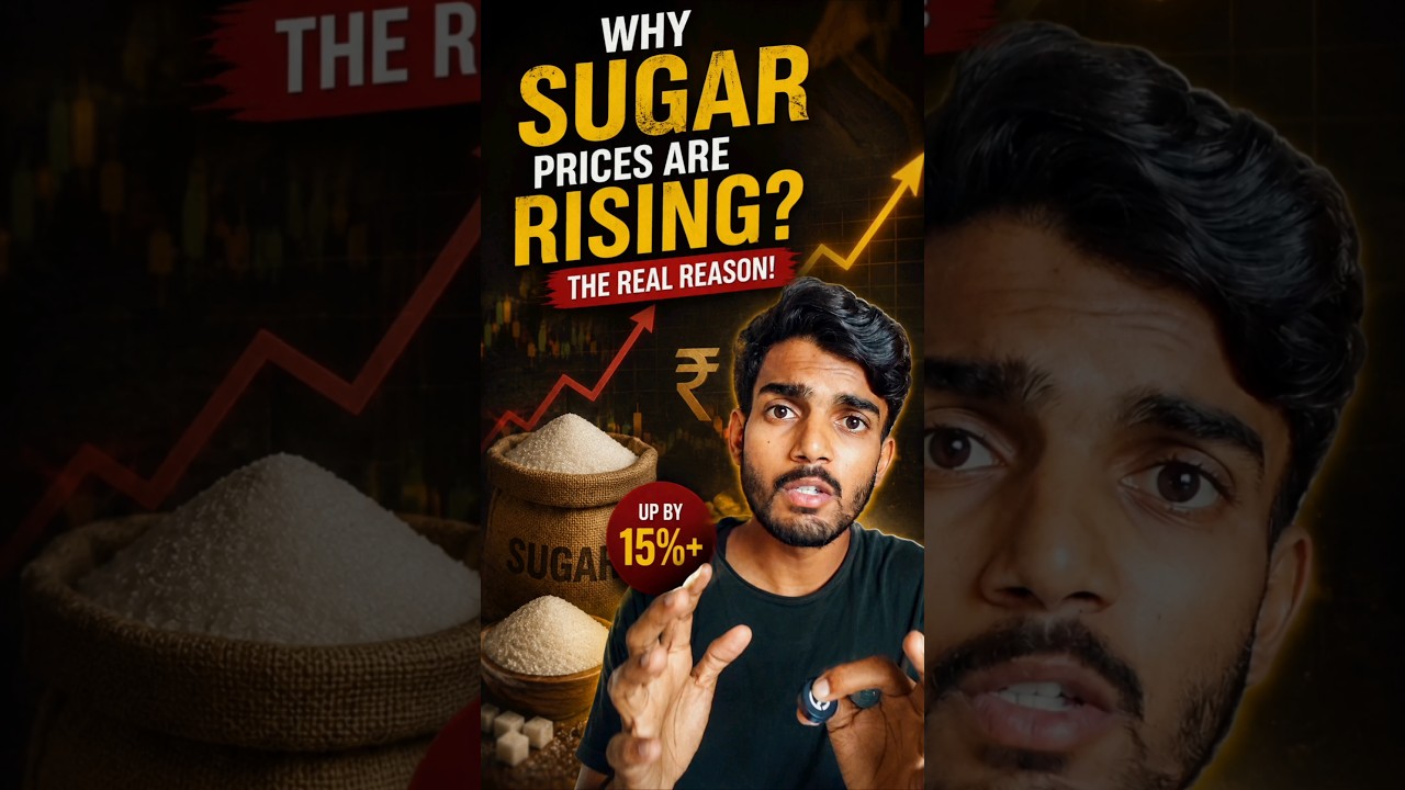 Why Are Sugar Prices Rising So Fast? | The Real Reason Behind ₹65/Kg Sugar #sugaryfood #ytshorts