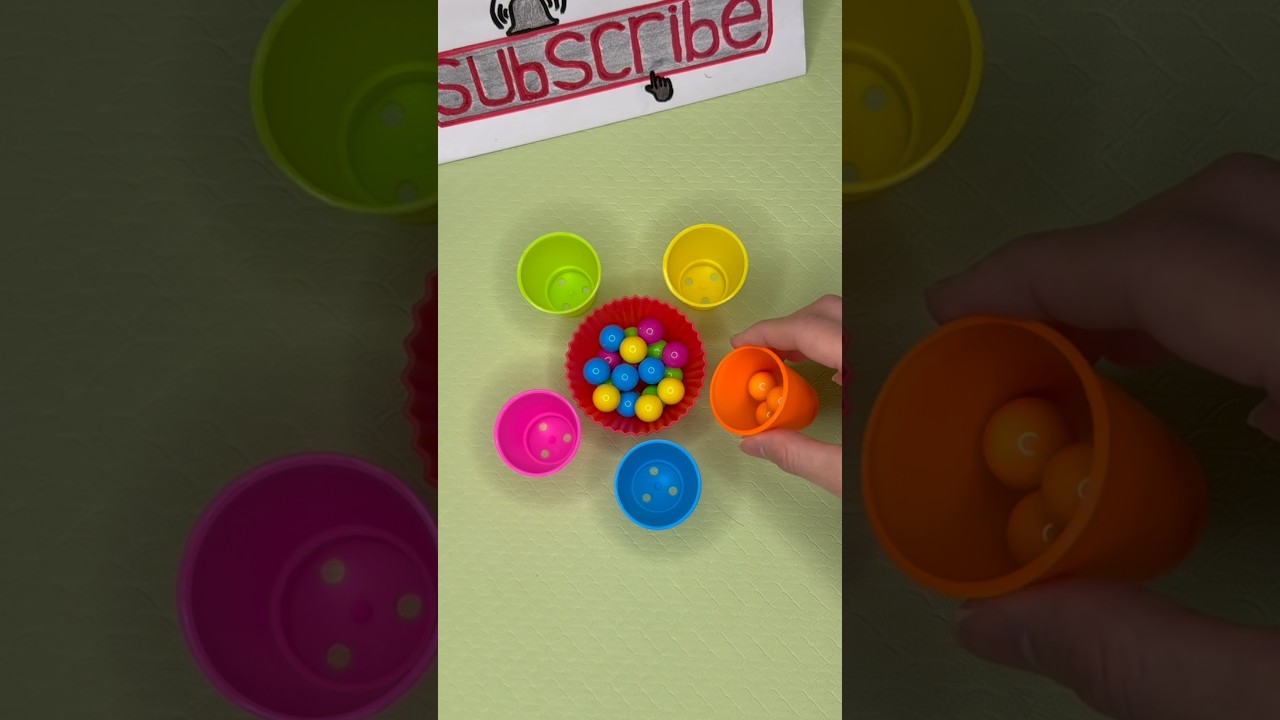 ASMR with Colorful Balls | Relaxing ASMR with Balls | Sorting Colorful Balls by Color 