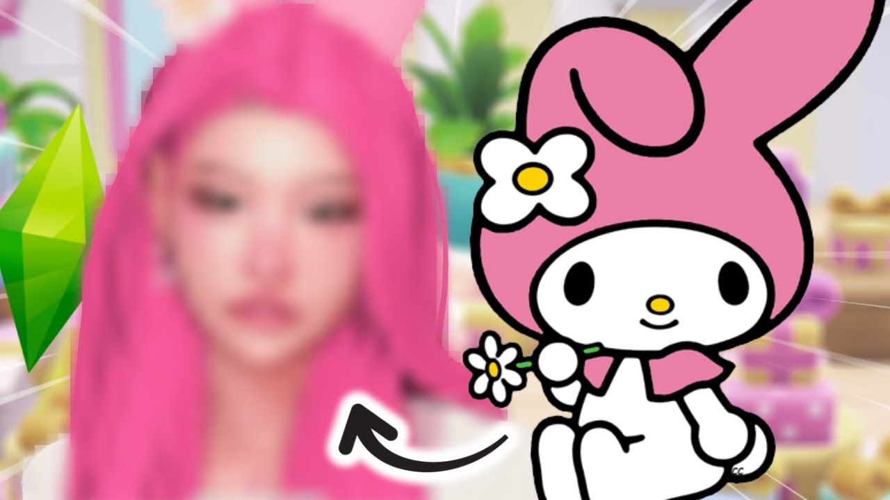Fazendo a My Melody 🐰 no The Sims 4