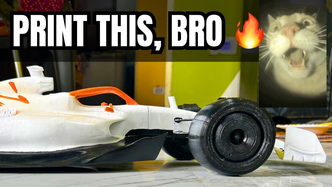 This 3D Printed F1 Car Looks INSANE – Start to Finish Steps!
