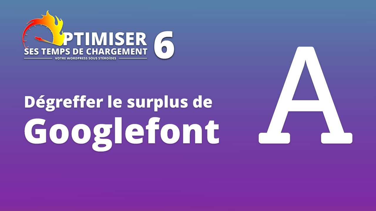Supprimer les typos GoogleFont en trop