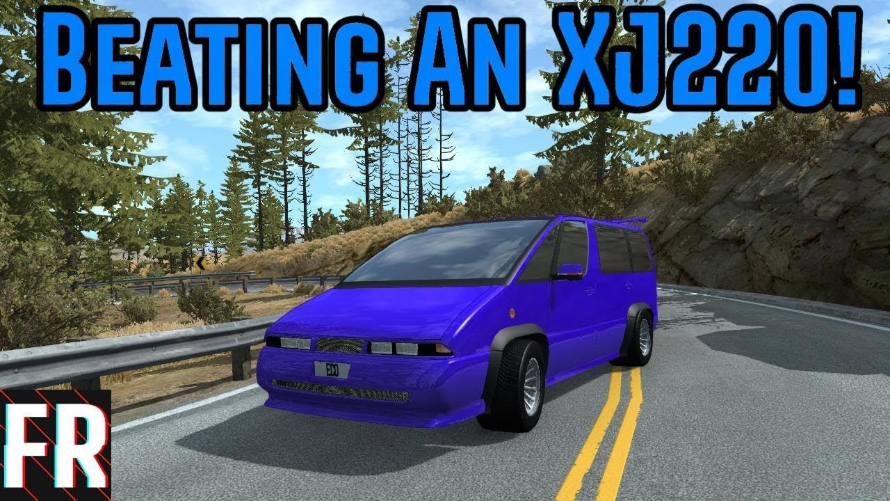 The People Carrier That Could Beat An XJ220 - Automation/BeamNG Drive