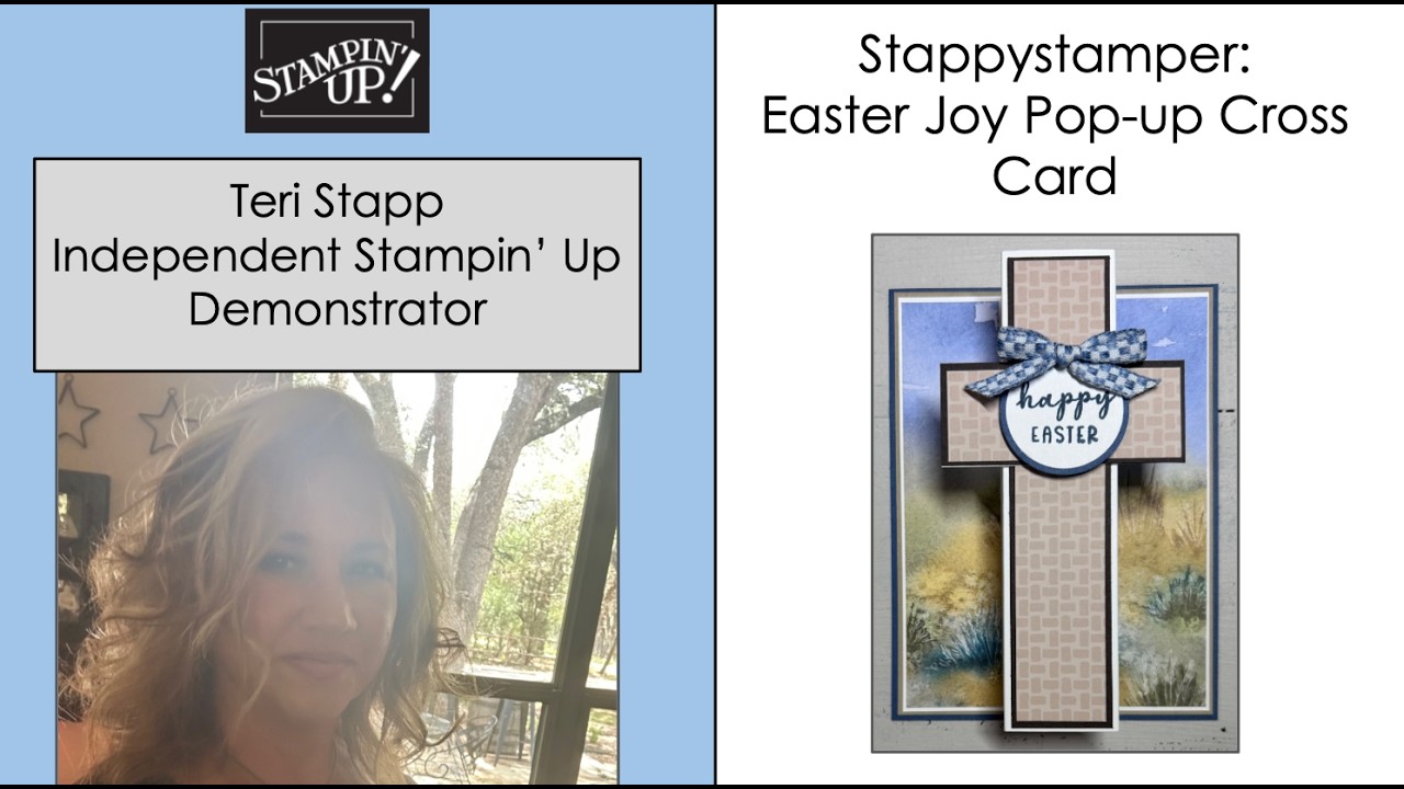 Stappystamper: Pop-Up Cross Card//Easter Joy DSP//Thoughtful Journey DSP