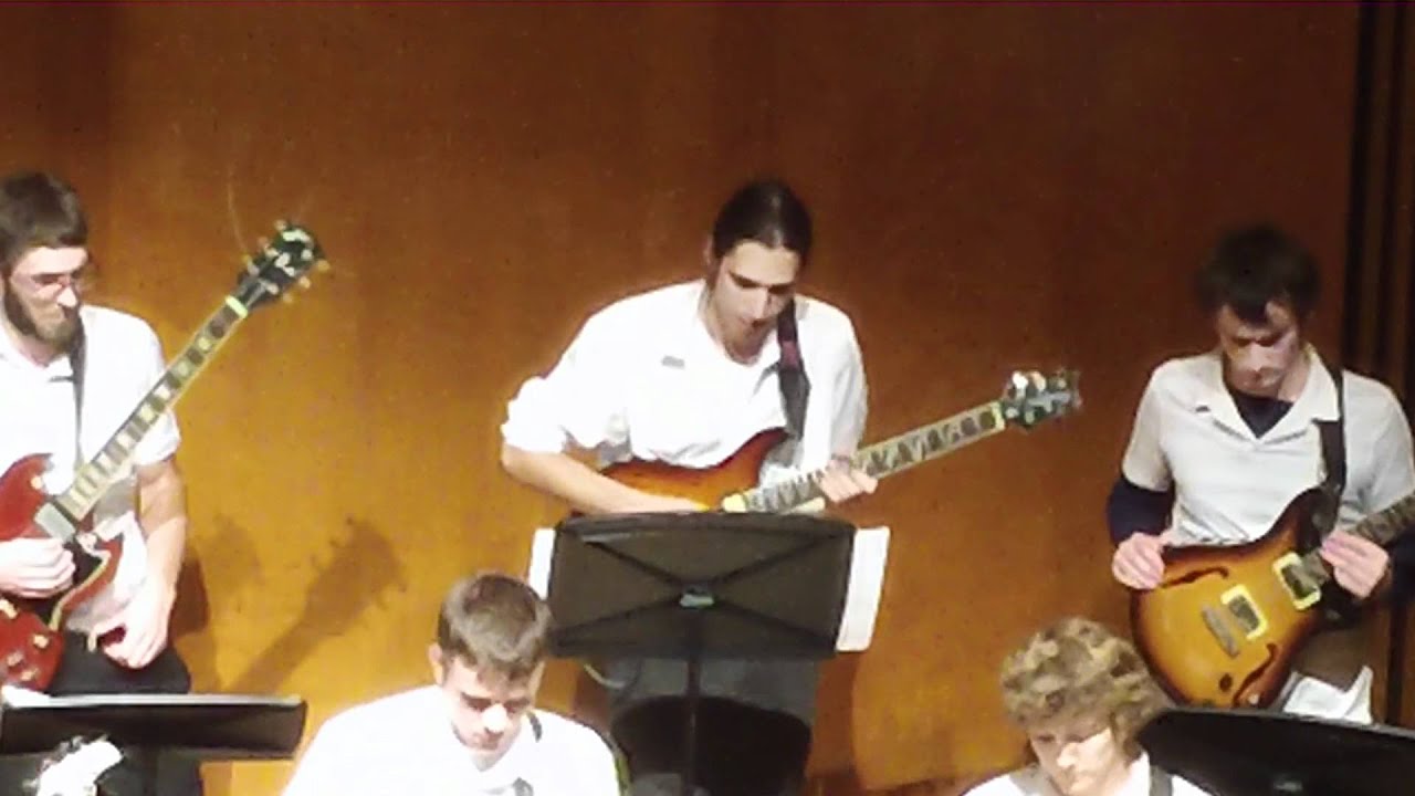 Reunion  - Gary Burton  CCBC Electric Guitar Ensemble.MOV