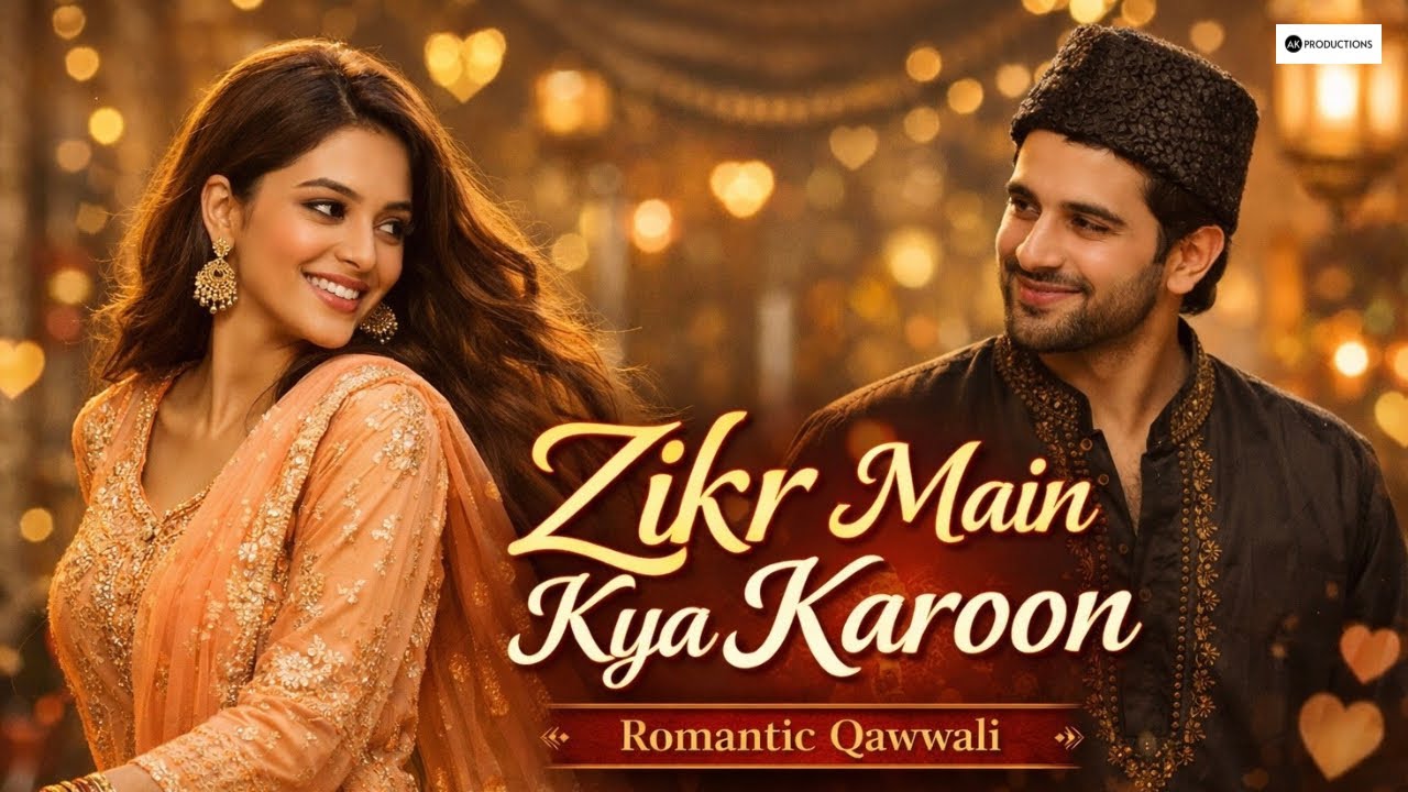 ZIKR MAIN KYA KAROON || ROMANTIC QAWWALI #akproductions6406 #qawwali #love #ishq #lovesongs