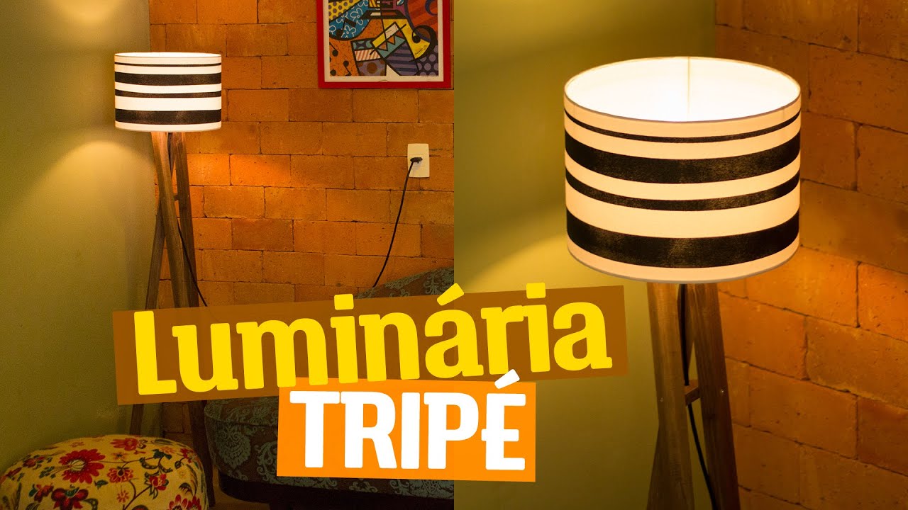 DIY - LUMINÁRIA TRIPÉ | Diycore