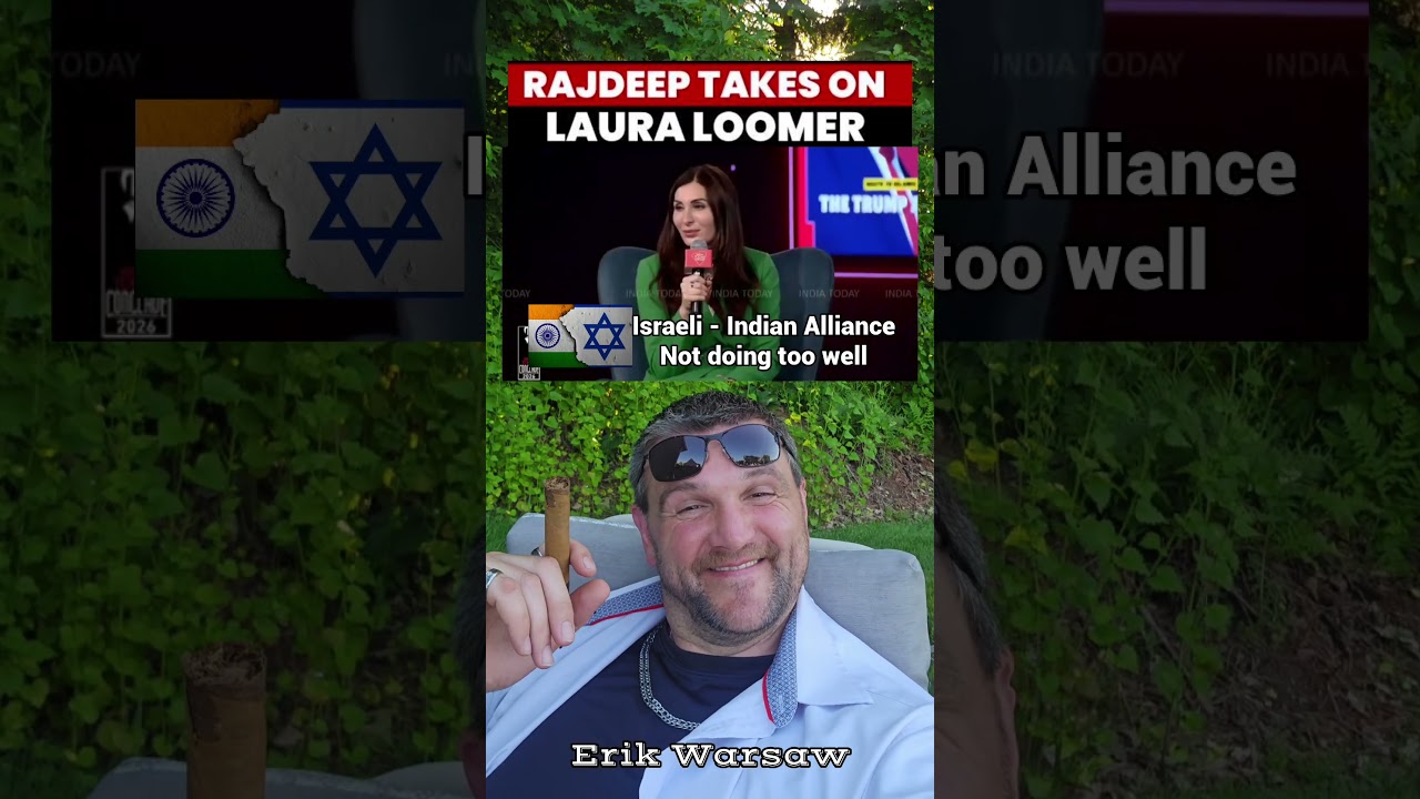 Laura Loomer and India Israel Alliance Update. Political Comedy #erikwarsaw