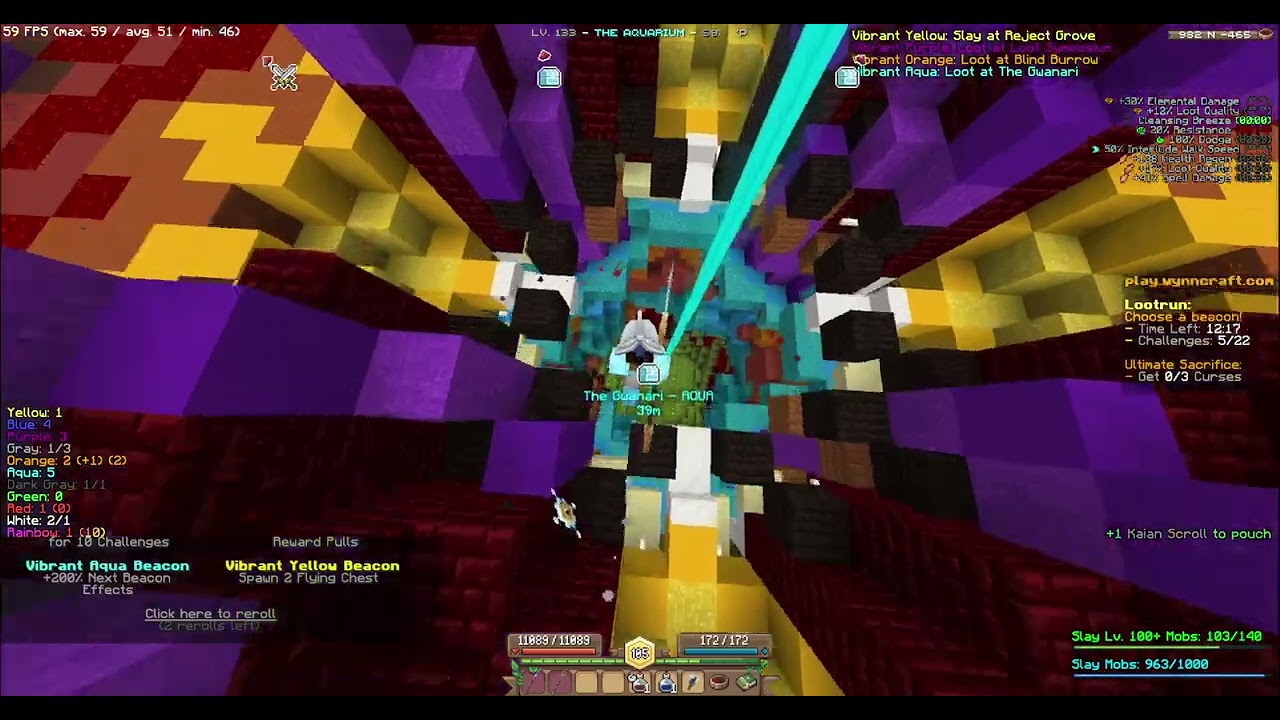 [Wynncraft] First time trying Hero/Idol lootrun