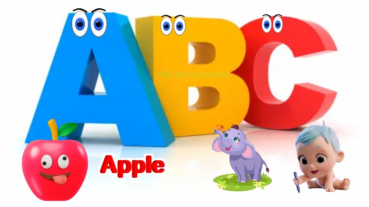 ABC Phonics Song / Kiddos Study Zone / Tiny Tots / ABC Song / ABC lyrics song #abcdrhymesforkids