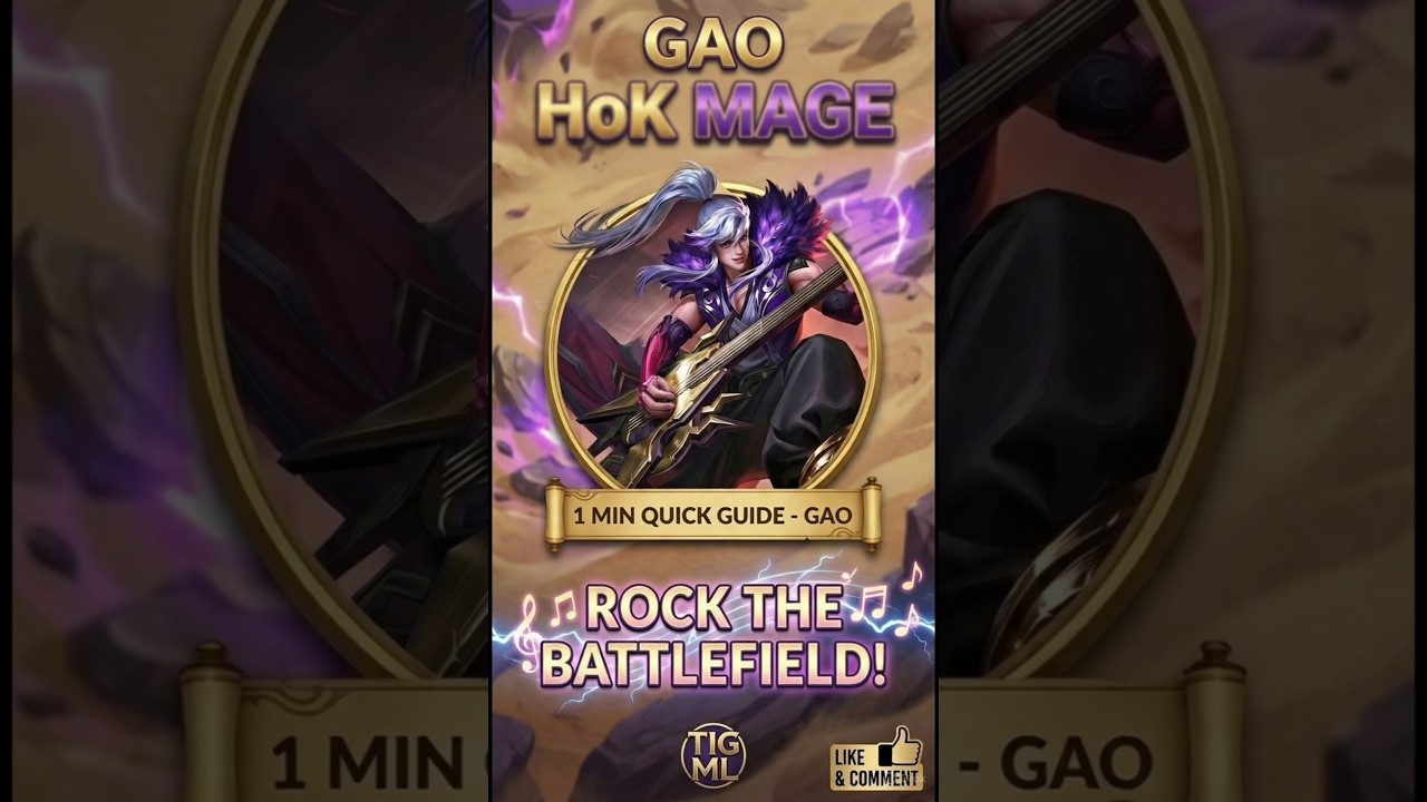 ​Master Gao in 60 Seconds! ⏱️ Honor of Kings Guide
