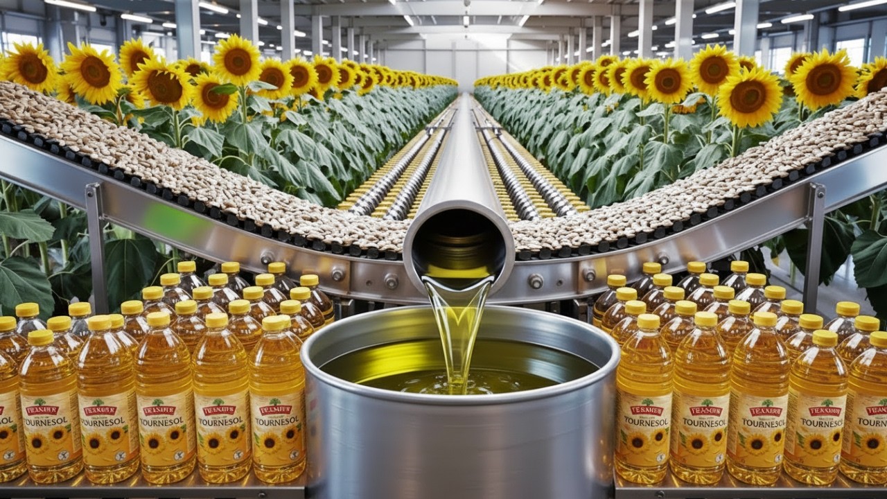 Comment c’est fait : L’Huile de Tournesol – L'incroyable voyage des graines jusqu’à la bouteille !