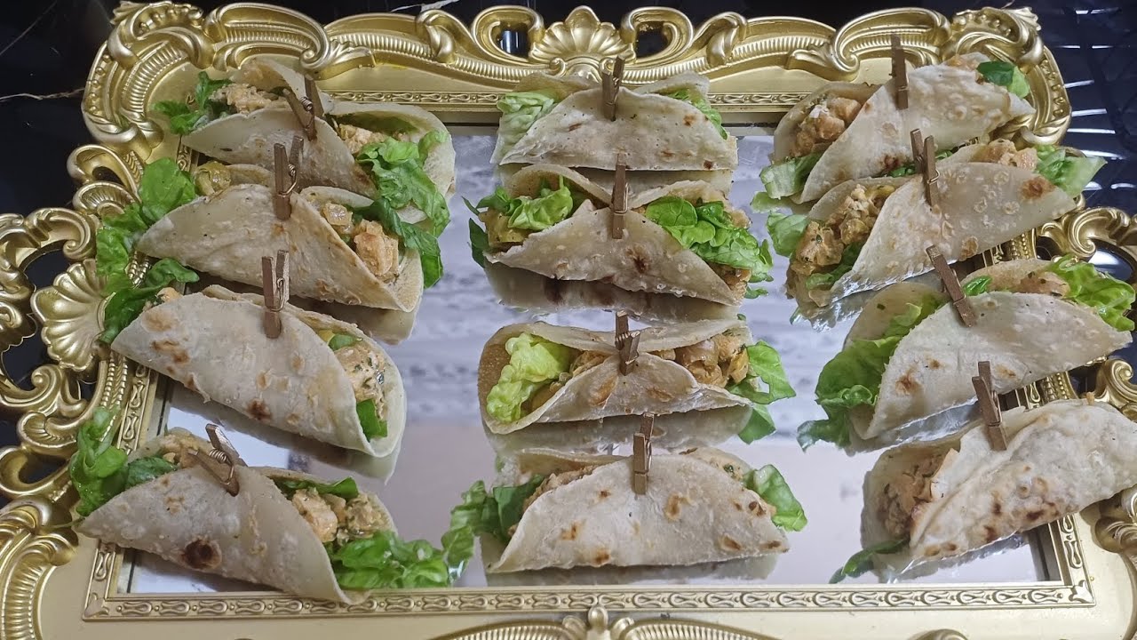 خبز طاكوس سائل + ميني طاكوس 🌮وصفة رائعة لا تُفوَّت😍