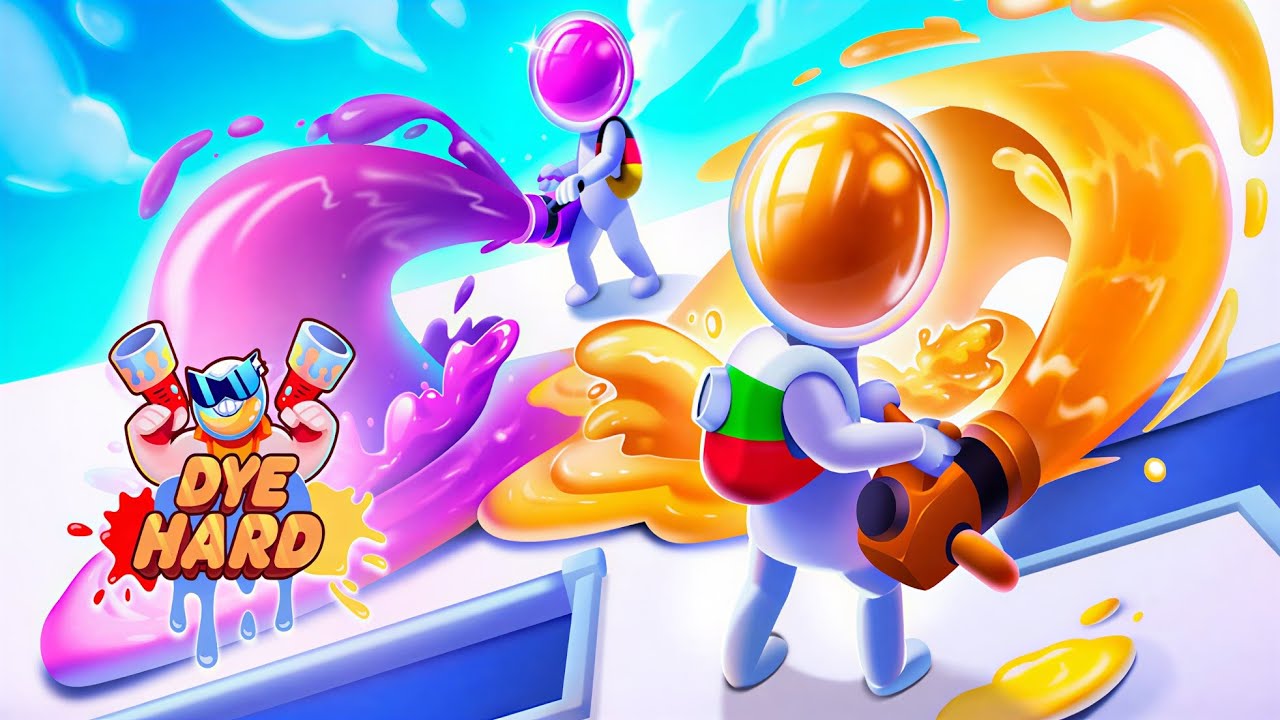 Dye Hard - Color War (by FLEXUS) IOS Gameplay Video (HD)