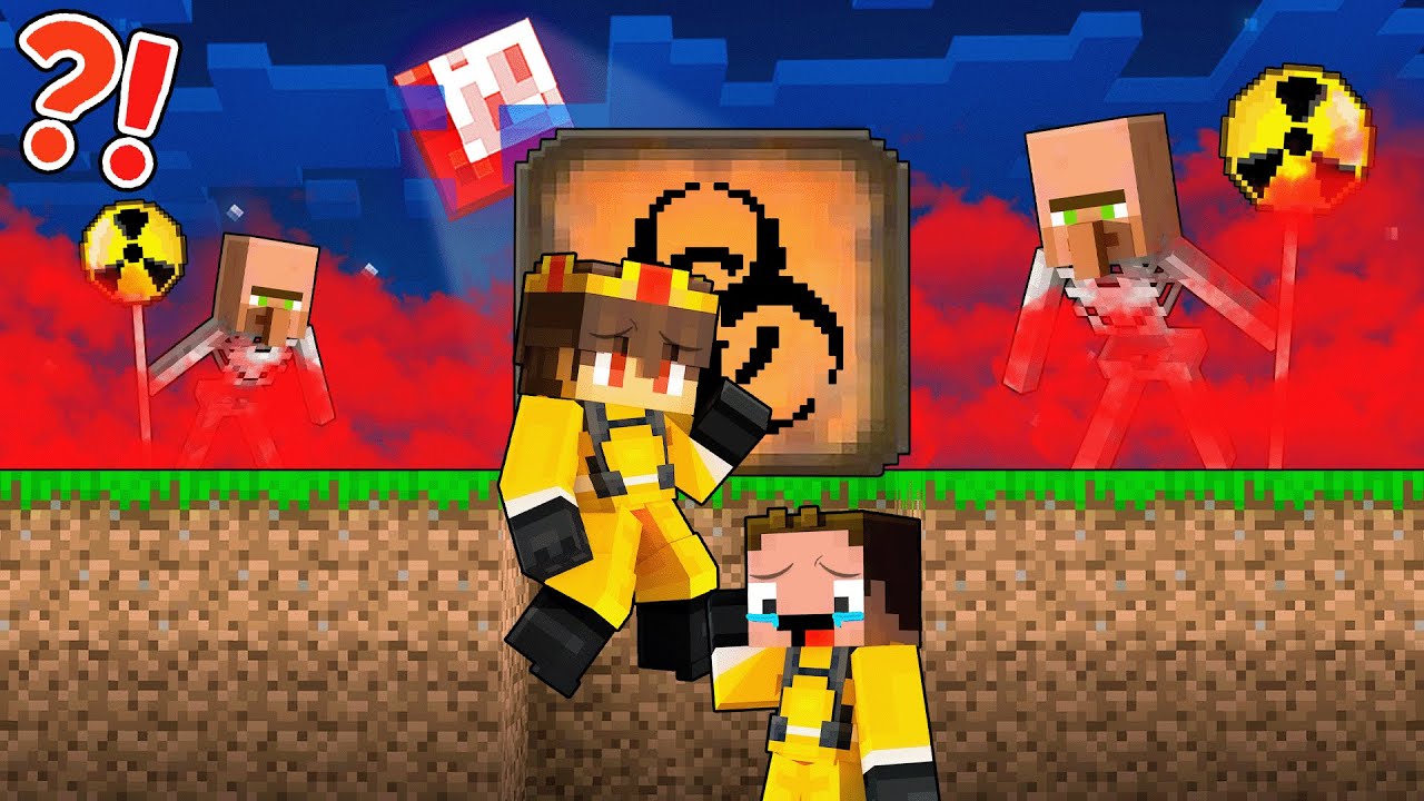 BLUT GIFT GAS vs Weltuntergangs Bunker in Minecraft!