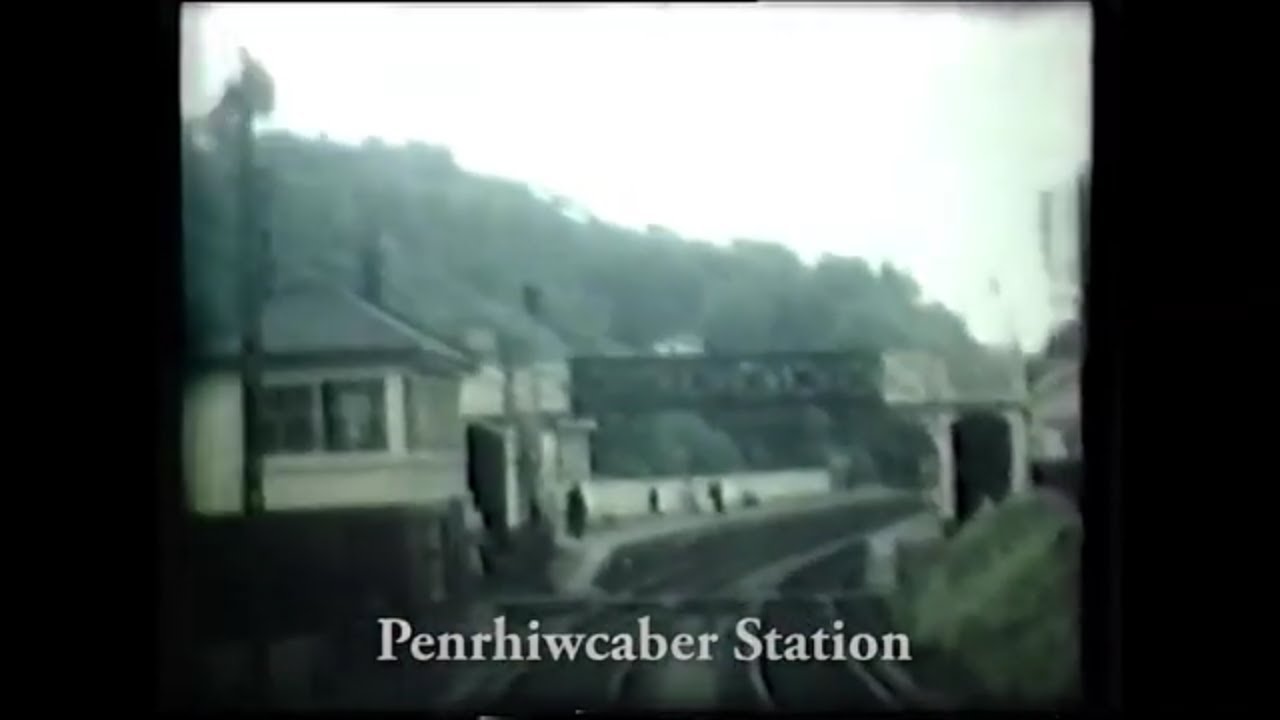 South wales train Aberdare to Cardiff 1960's style
