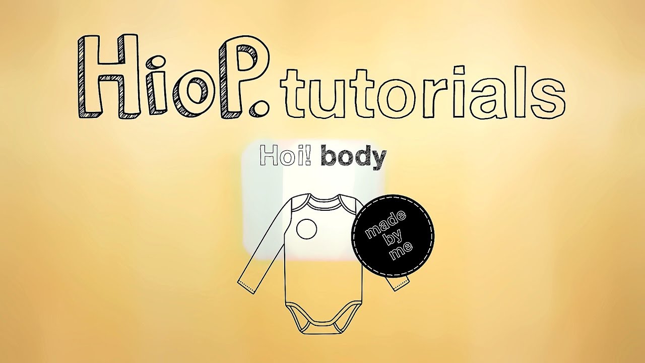 Kuinka ommella vauvan body | Hoi! body videotutorial