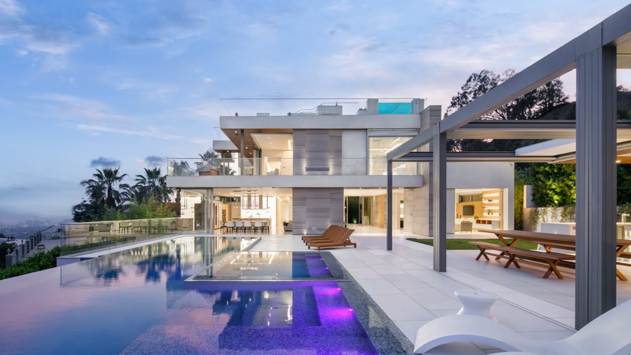 $35 MILLION MODERN BEVERLY HILLS ESTATE | 1460 Laurel Way, Beverly Hills