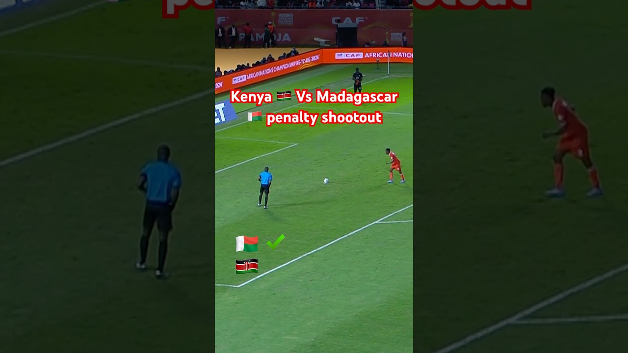 Kenya 🇰🇪 vs Madagascar 🇲🇬 penalty shootout #live #football #chan