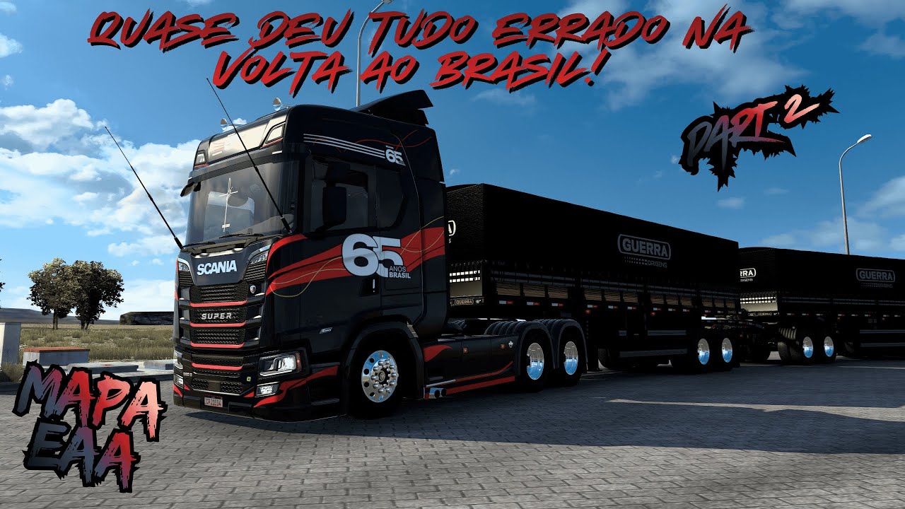 Ninguém Me Avisou Que Seria Assim! Carga Pesada Voltando ao Brasil #ets2live #eurotrucksimulator2