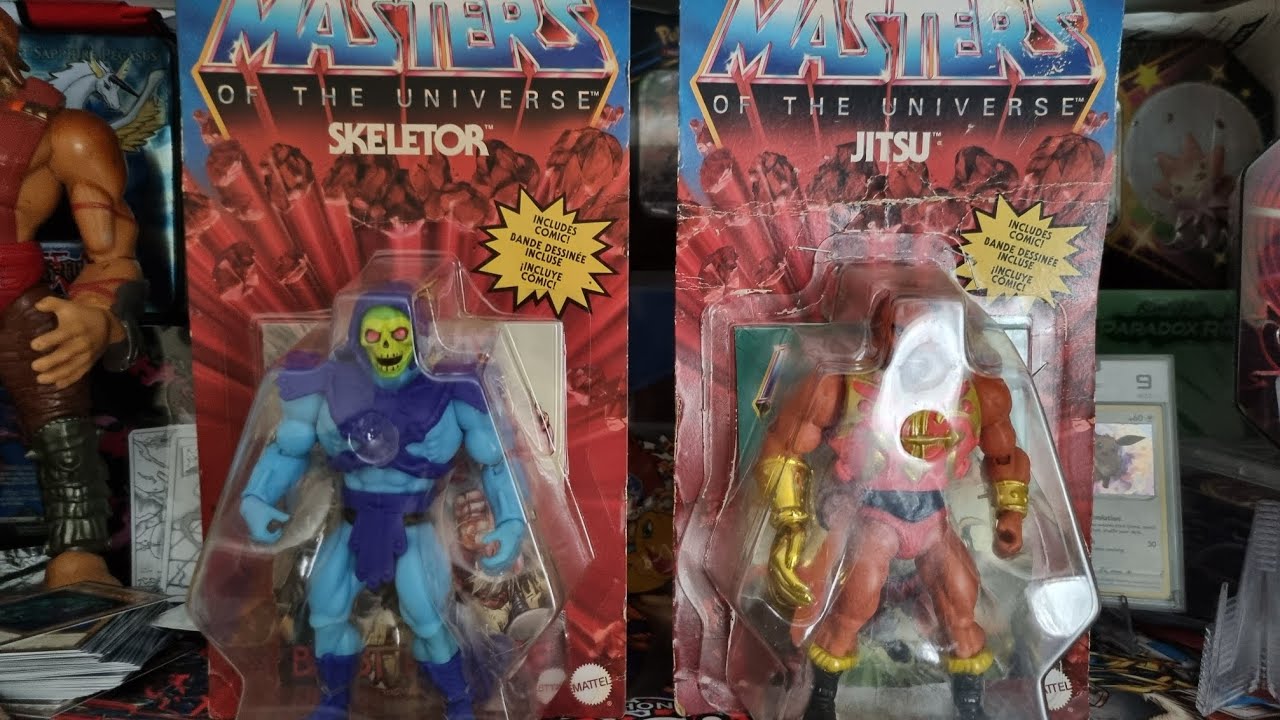 My first masters of the universe figures 