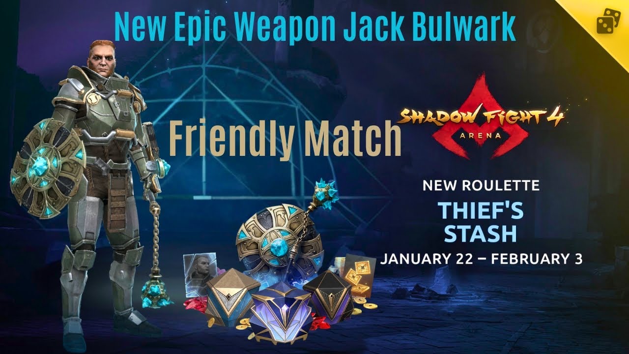 Second Time | Epic Weapon Jack Bulwark | Friendly Match  | Shadow Fight 4 Arena