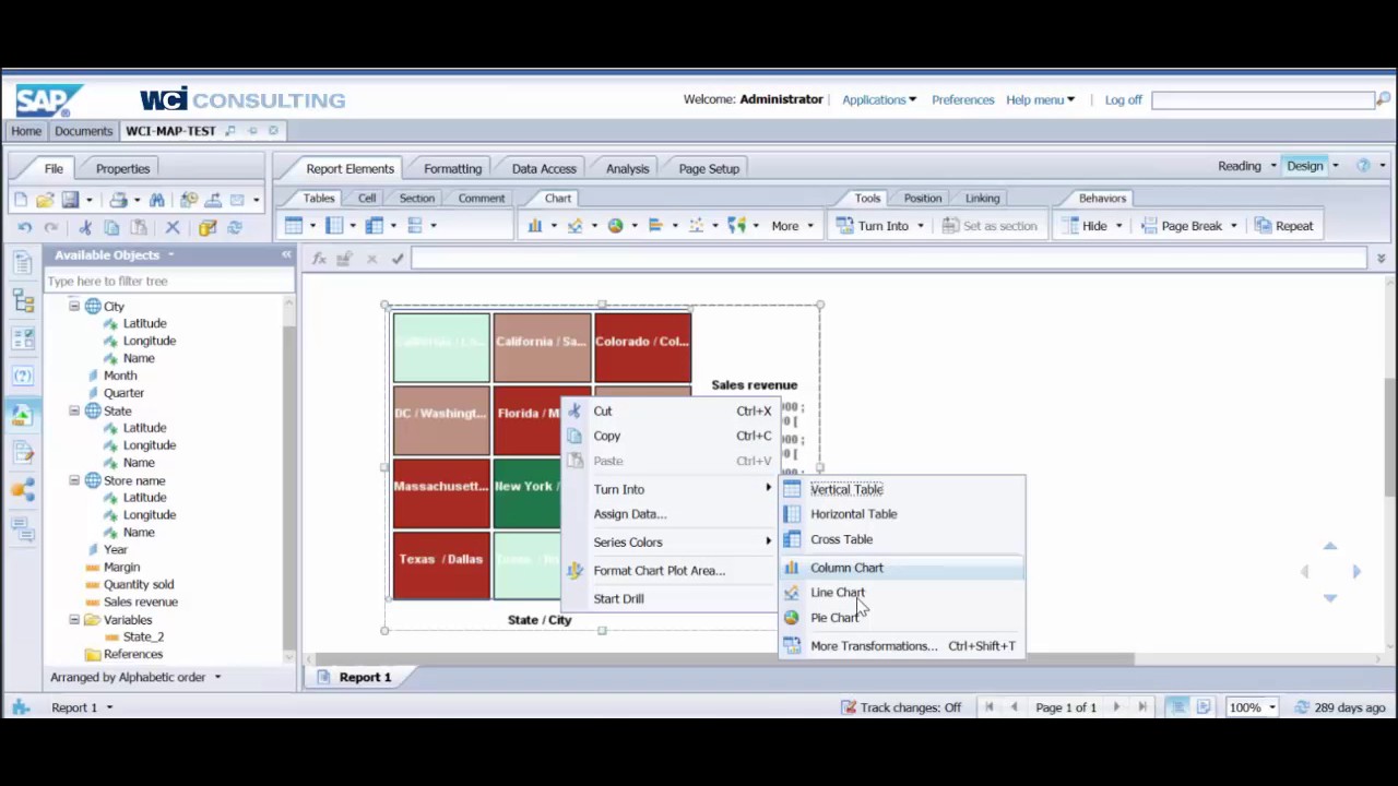 Tree and Heat Maps - Webi - BusinessObjects 4.2