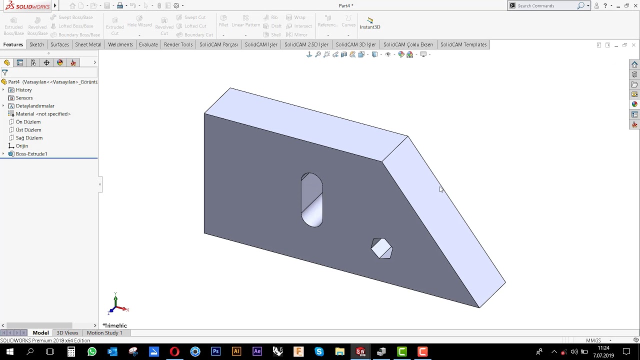 23-  Solidworks Eğitim - Mause ve klavye kısayolları -  Solidworks Kısayollar