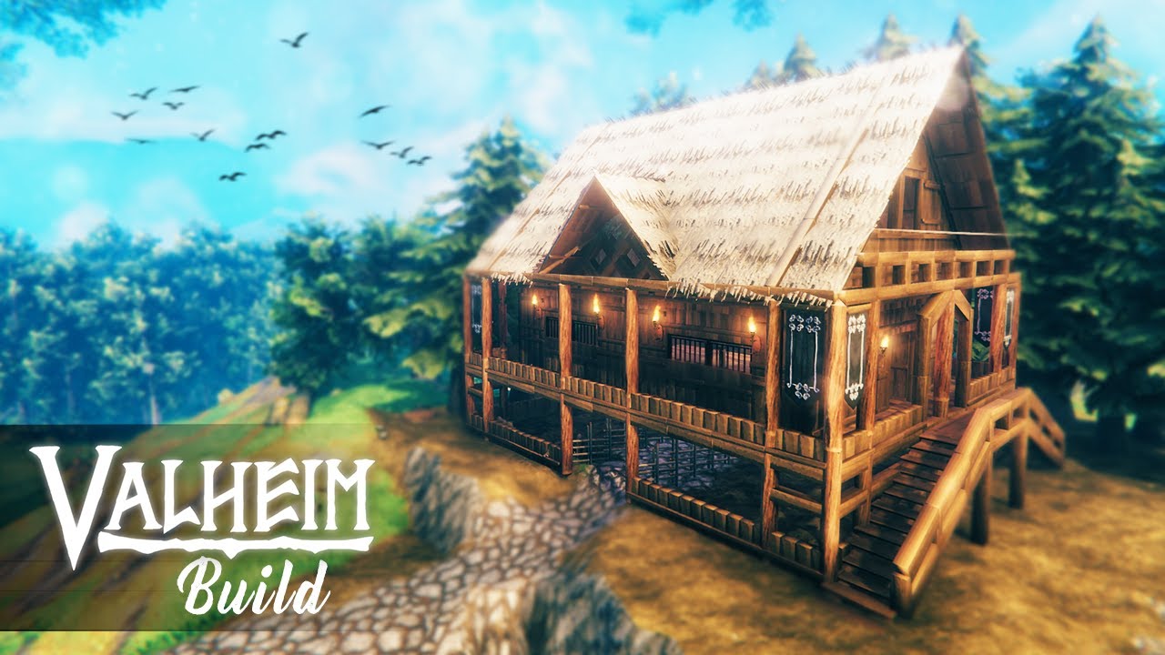 Valheim | How To Build a Modern Viking House
