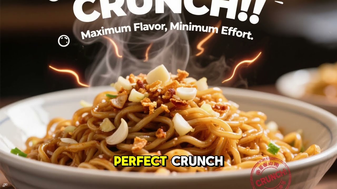 Do this to make the BEST Golden Umami Noodles