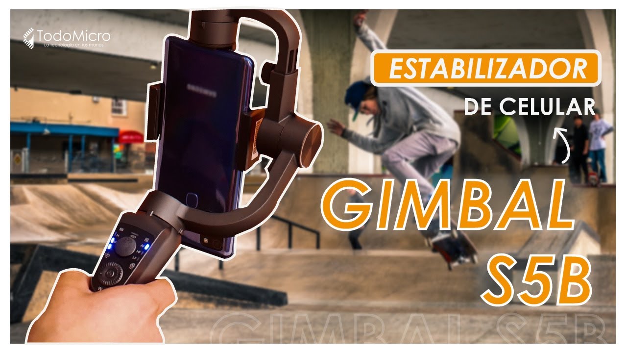 🎬 Gimbal para celulares estabilizador S5B