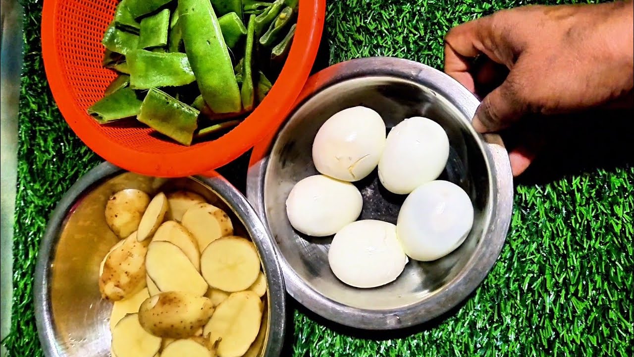 শিম,আলু,ডিম দিয়ে মজাদার একটা রেসিপি।