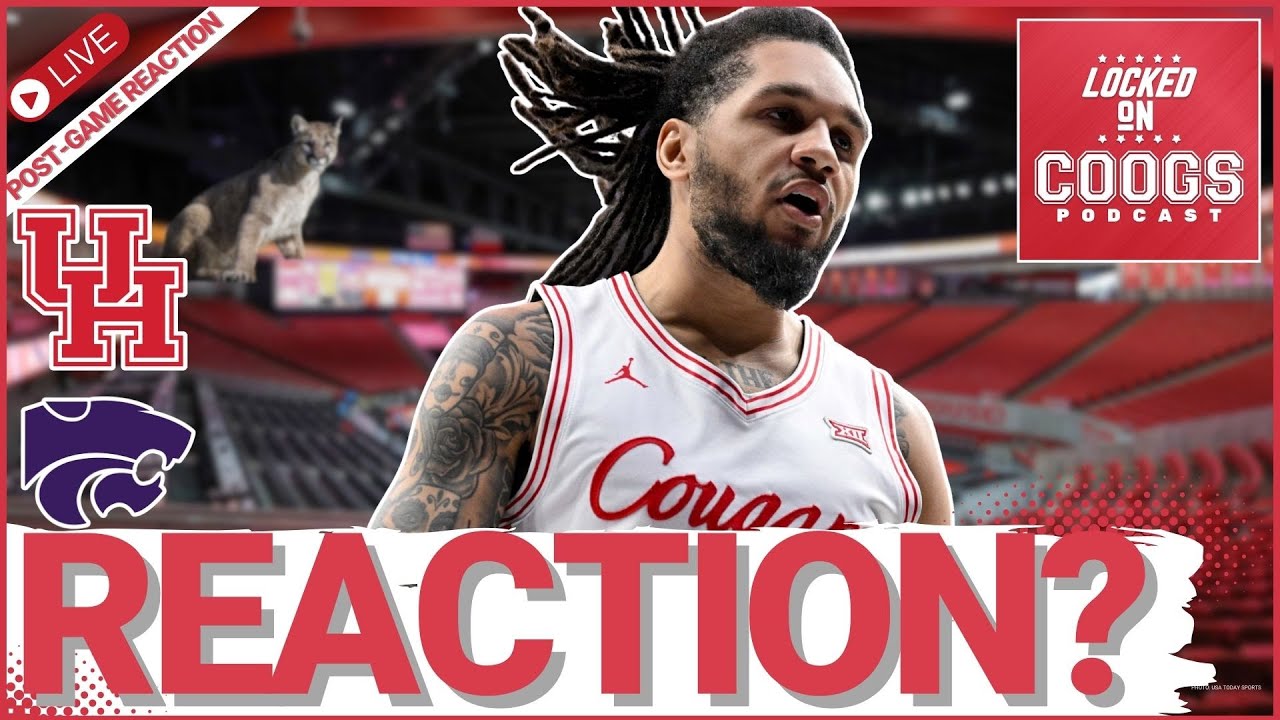 LIVE REACTION: Kelvin Sampson’s MASTERCLASS? Big 12 BATTLE of #3 Houston vs PJ Haggerty & Wildcats