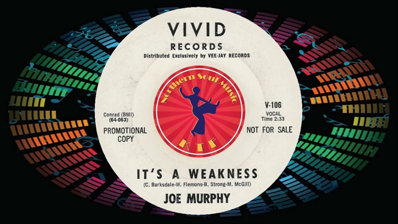 Joe Murphy  - It's A Weakness - Northern Soul Music Greatest Hits : Soul Music Channel