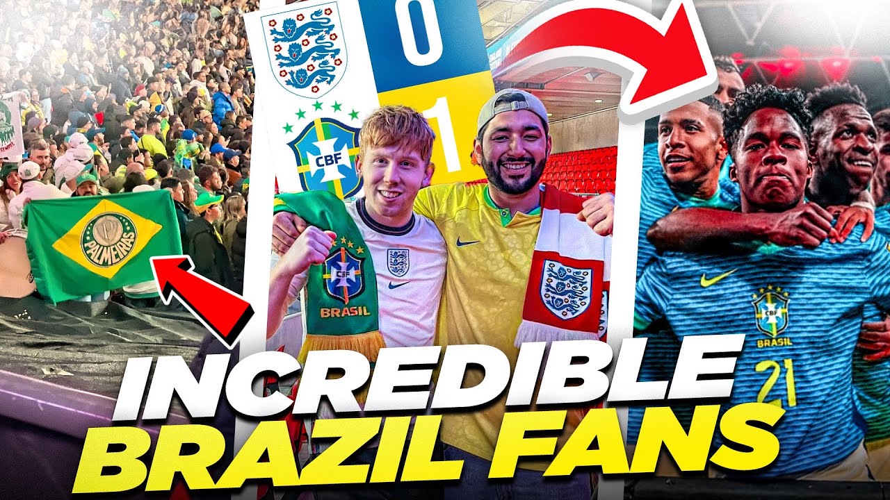 UNBELIEVABLE Brazil Fans GO WILD!! as England Produce a DISGRACEFUL Performance!!