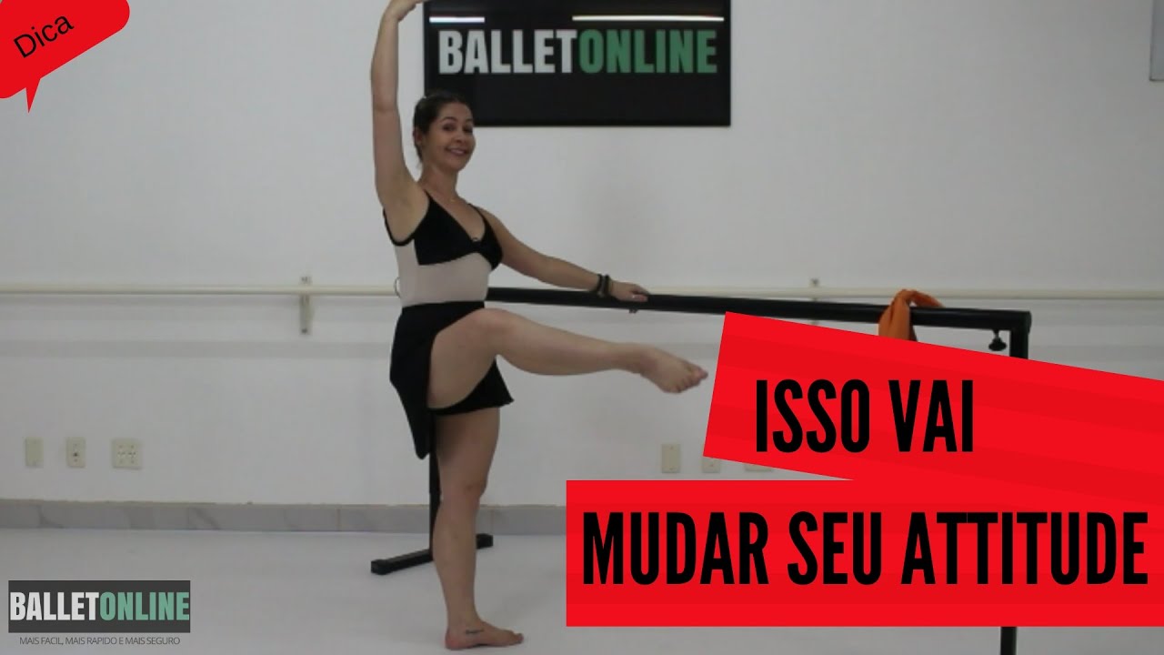 Treino para Attitude Devant no Ballet #DicaBallet