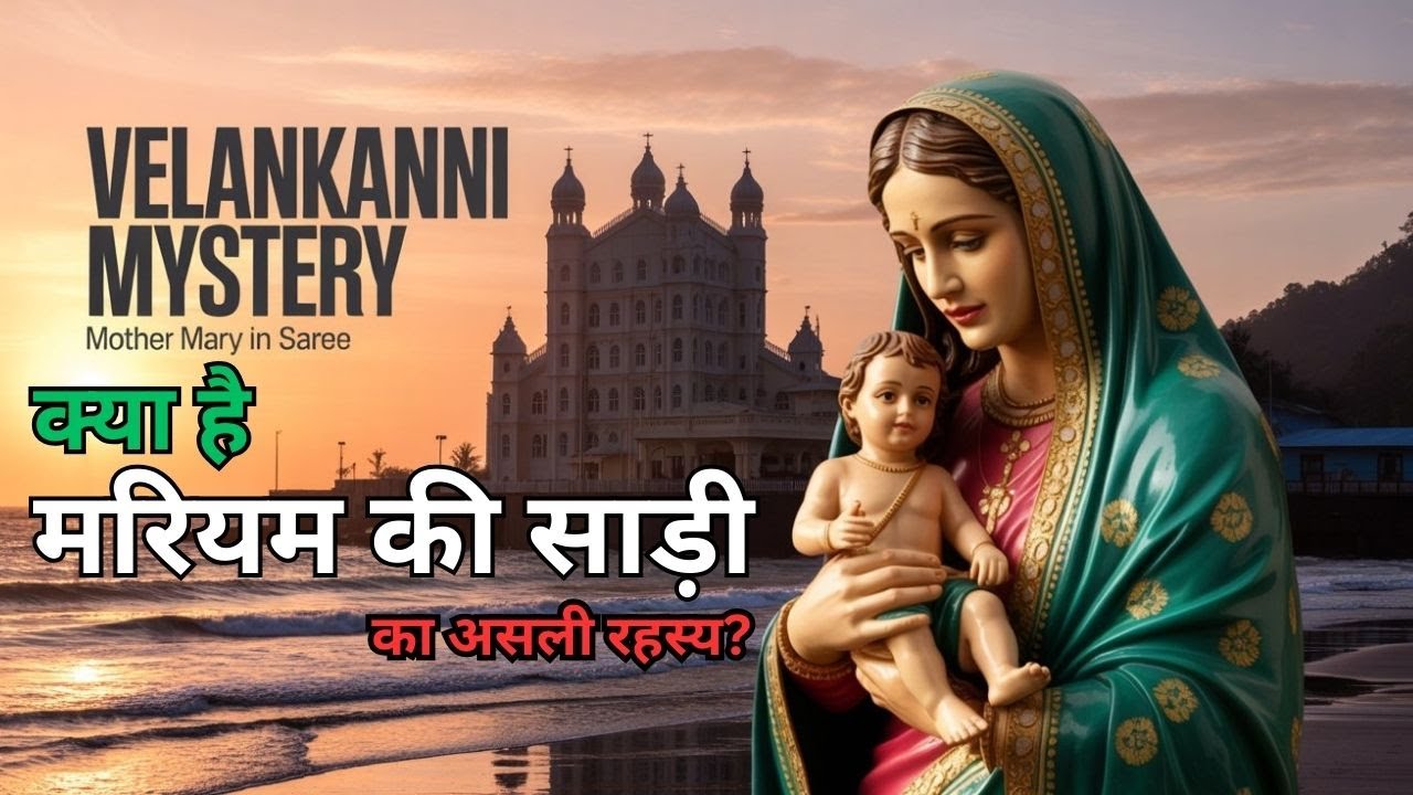 वेलंकन्नी की माँ मरियम और साड़ी का रहस्य 🌊 | Velankanni Mother Mary Saree Mystery Explained