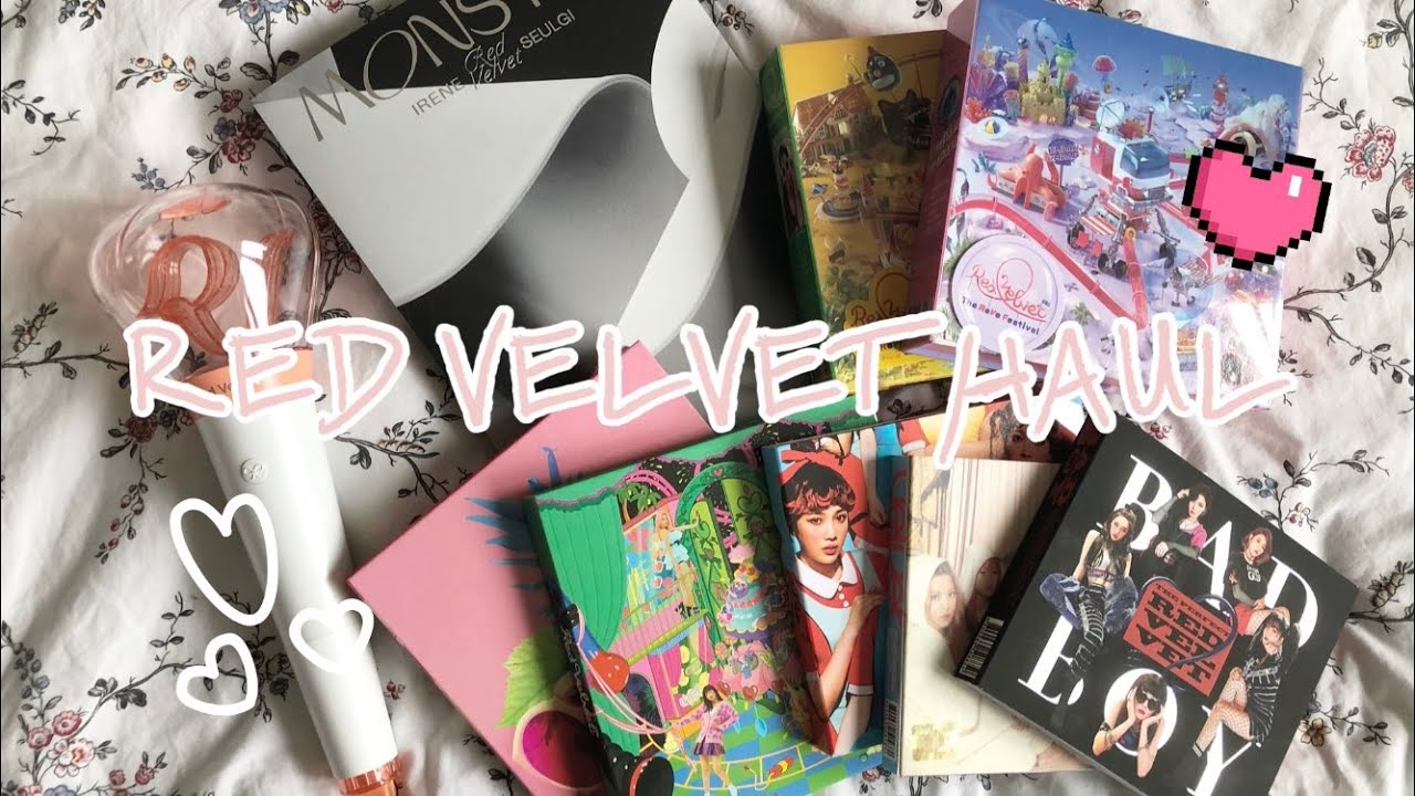 ✧･ﾟHUGE KPOP HAUL // Completing my red velvet collection  ✧･ﾟ