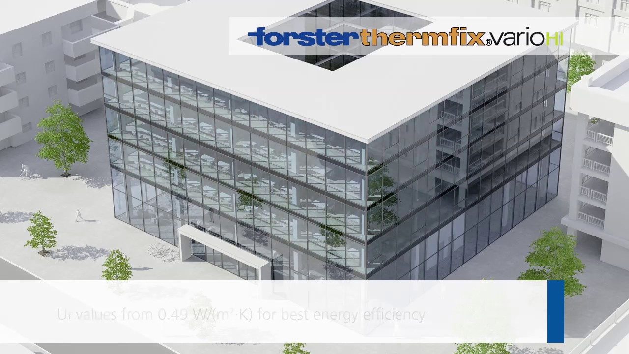 forster thermfix vario HI en, facade with high thermal insulation.