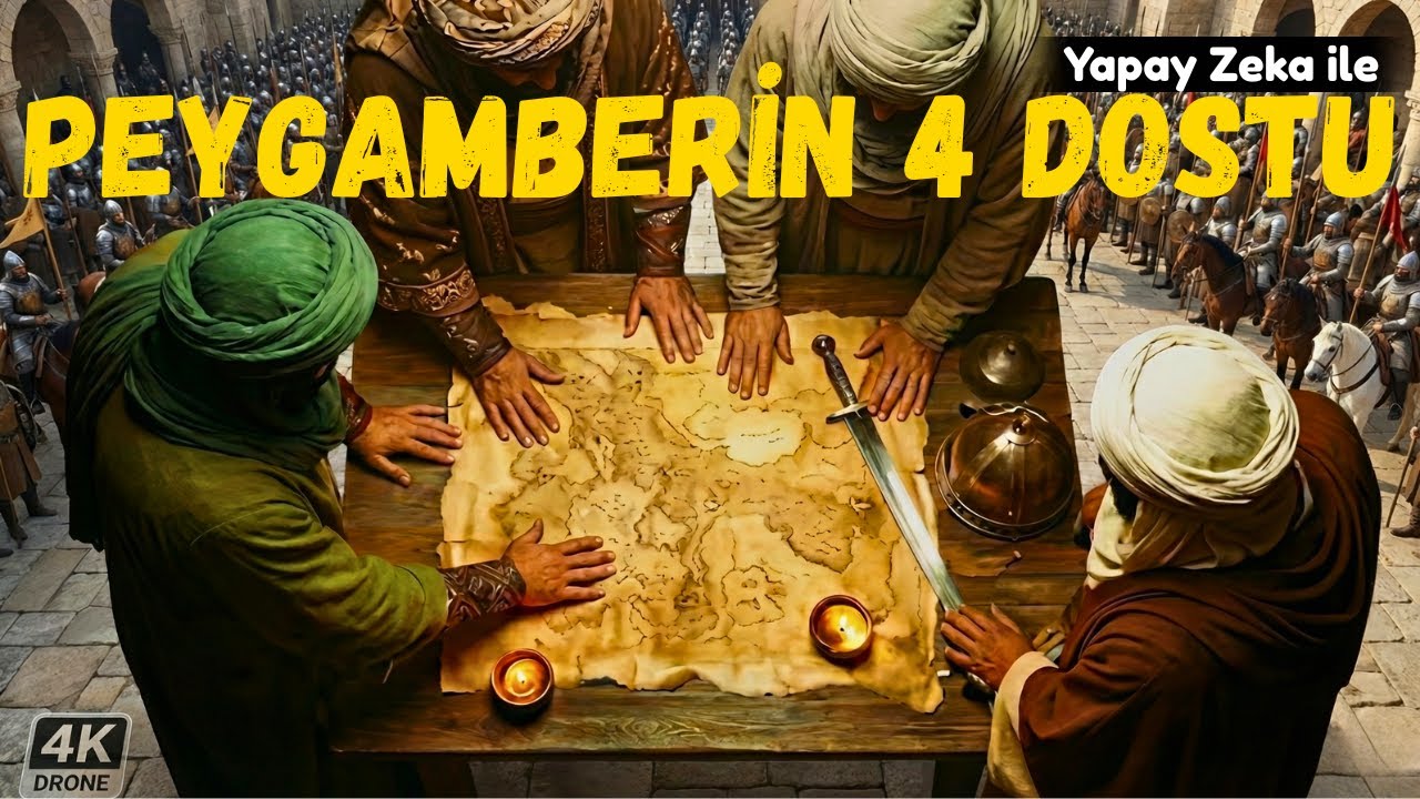 İslam Tarihinde Bir İlk: 4 Halife Gerçeği (Yapay Zeka Canlandırmalı Fragman)