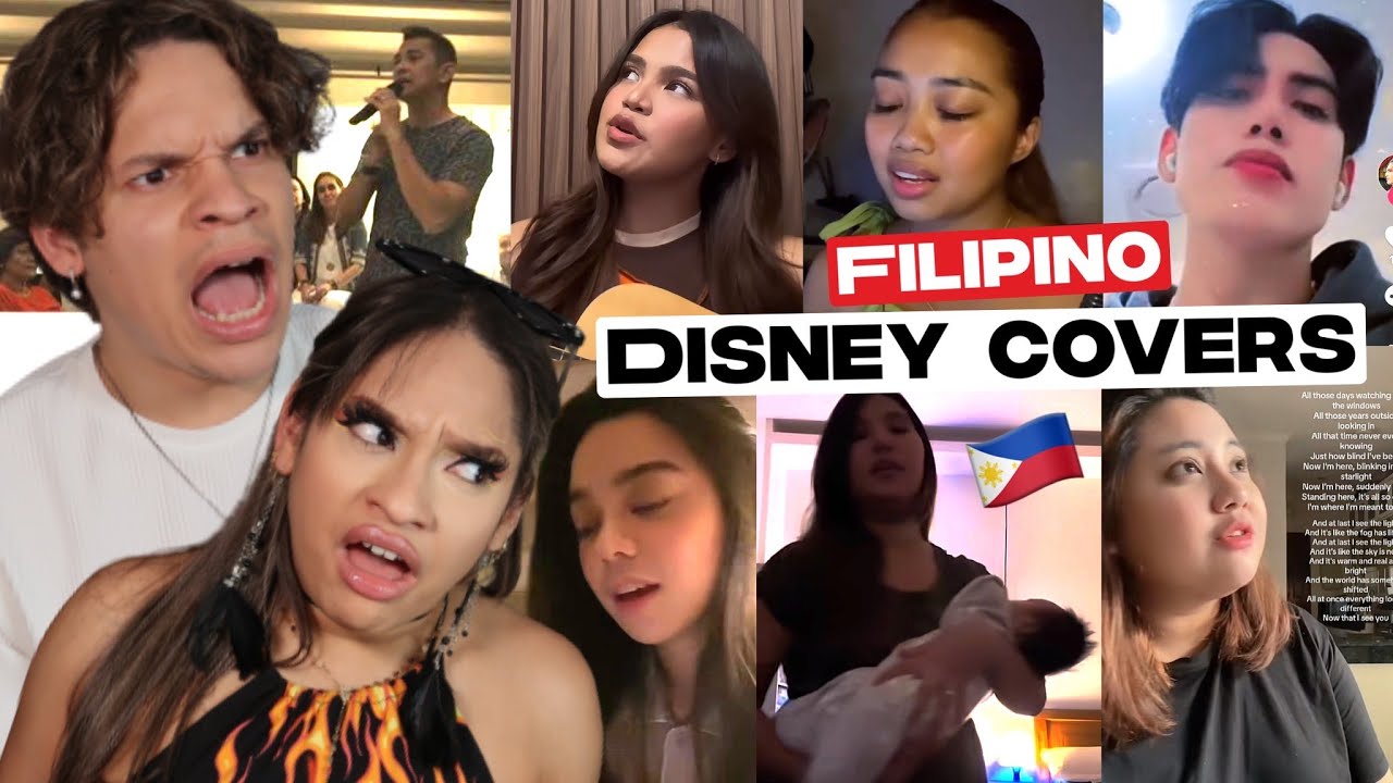 WHY are FILIPINO DISNEY Covers Better!? Latinos react to Filipino Disney Covers that went viral!