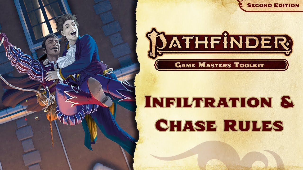 How to use Infiltration & Chase Rules from the Pathfinder 2E Gamemastery Guide