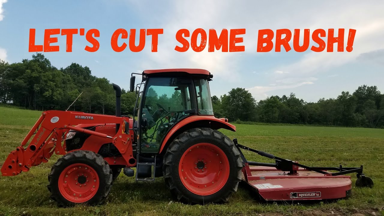 Bush Hogging With The Kubota M4!!