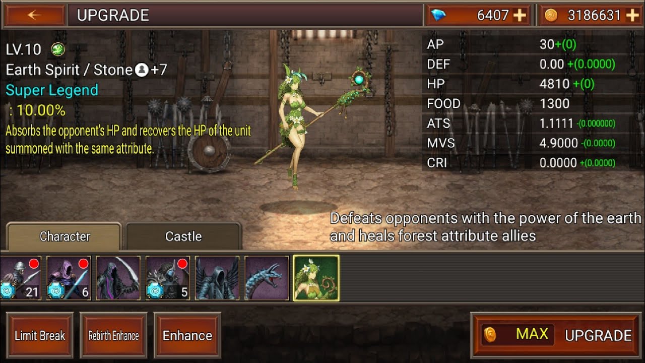 Battle Seven Kingdom | Earth Spirit, Golem and Battleship