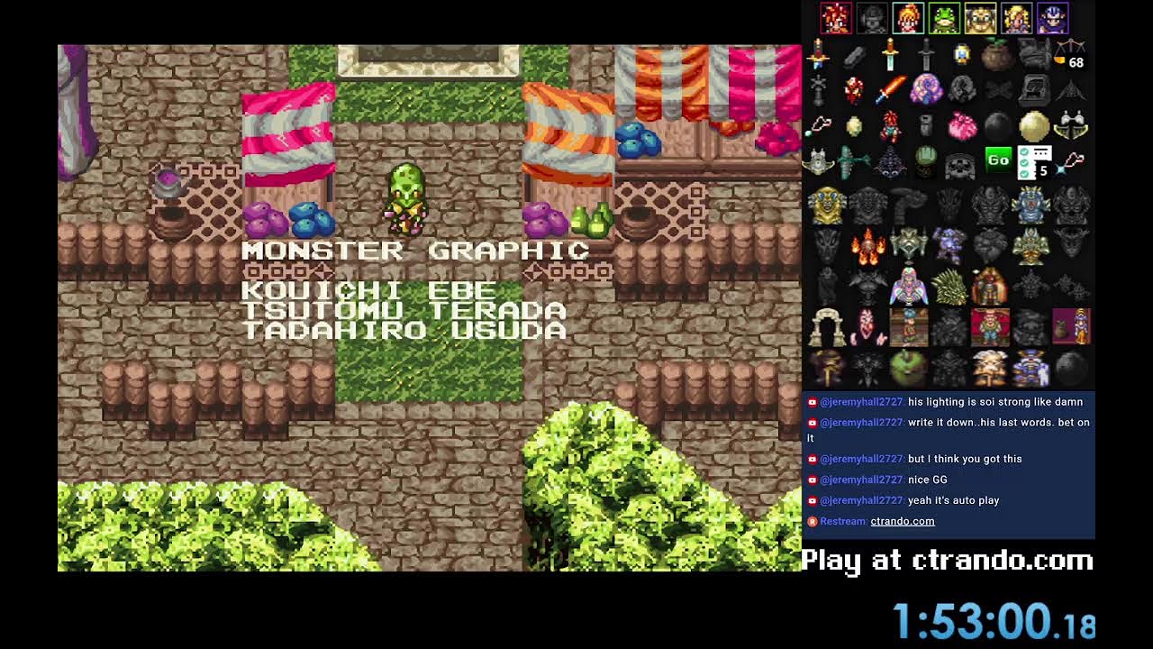 Chrono Trigger Rando Dalton Imperial No free flight Entrance Randomizer, new stuff, commentated