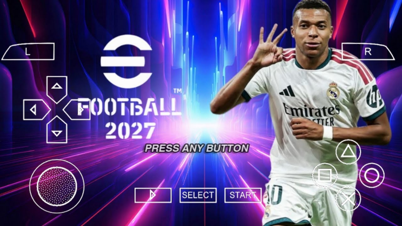 eFootball PES 2027 PPSSPP ANDROID OFFLINE ПОЛНОЕ ОБНОВЛЕНИЕ UCL И ФОРМЫ ЛИГ СЕЗОНА 26/27 4K ГРАФИКА