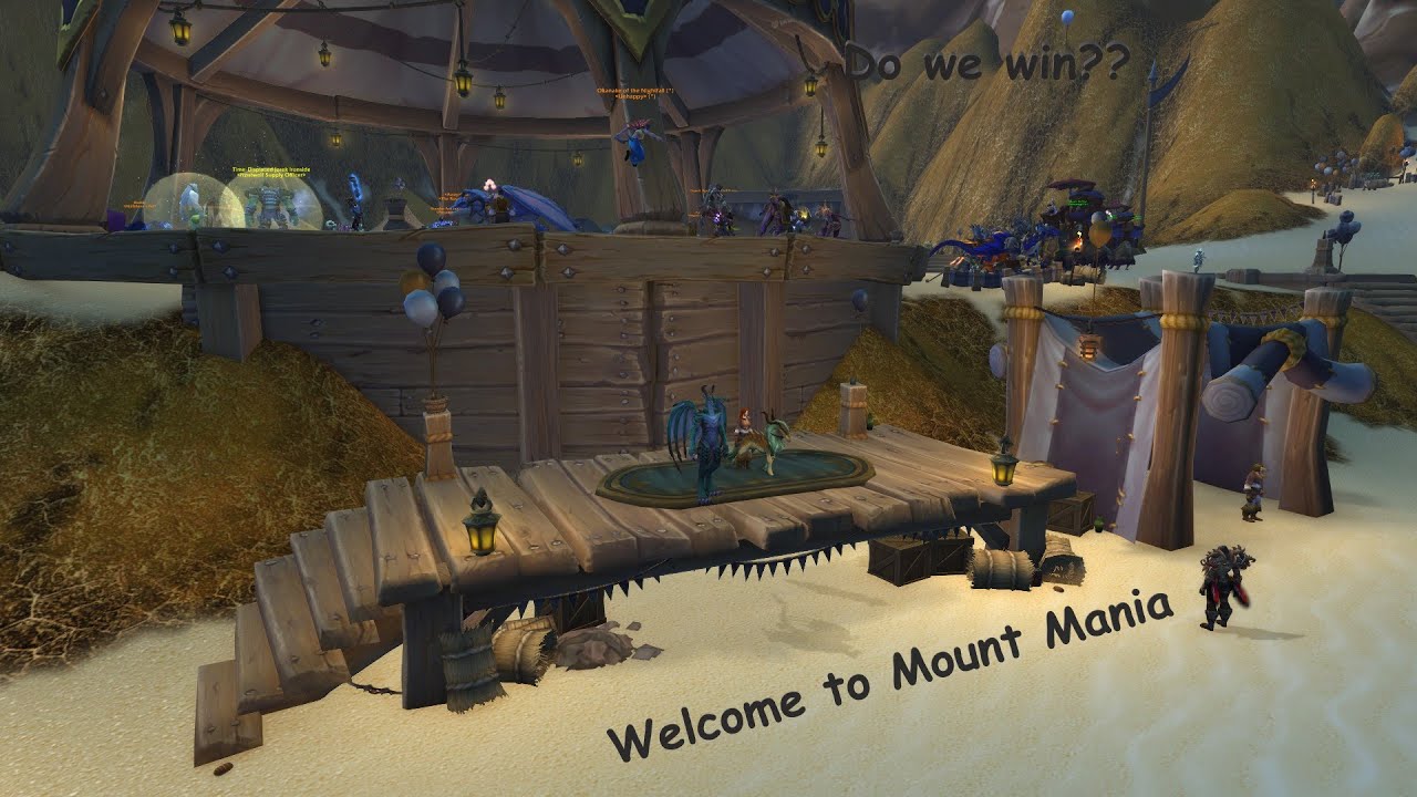 Wow - The war within - 20th Anniversary - Mount Mania minigame