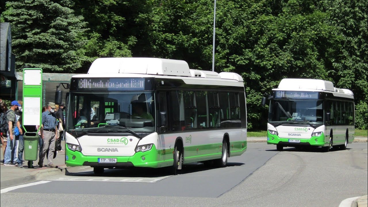 Scania Citywide LF 12M CNG 1TP 1895 #690, OC 09 + ZF | Úsek od Řepiště, U Kříže | ČSAD Frýdek-Místek