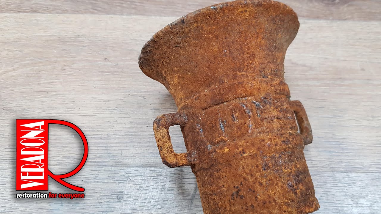 Antique War Mortar For Patria 1914 -1916 - Restoration