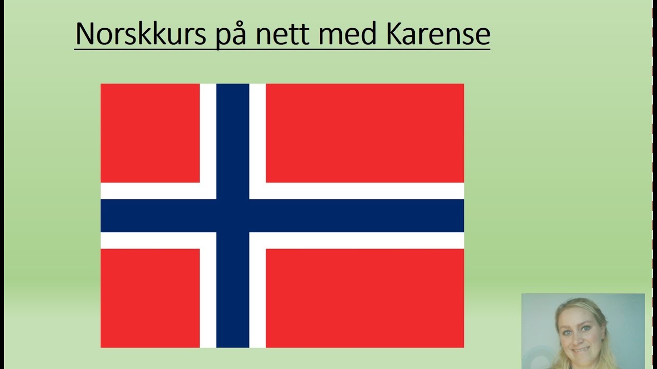 Video 161 Norskkurs på nett med Karense