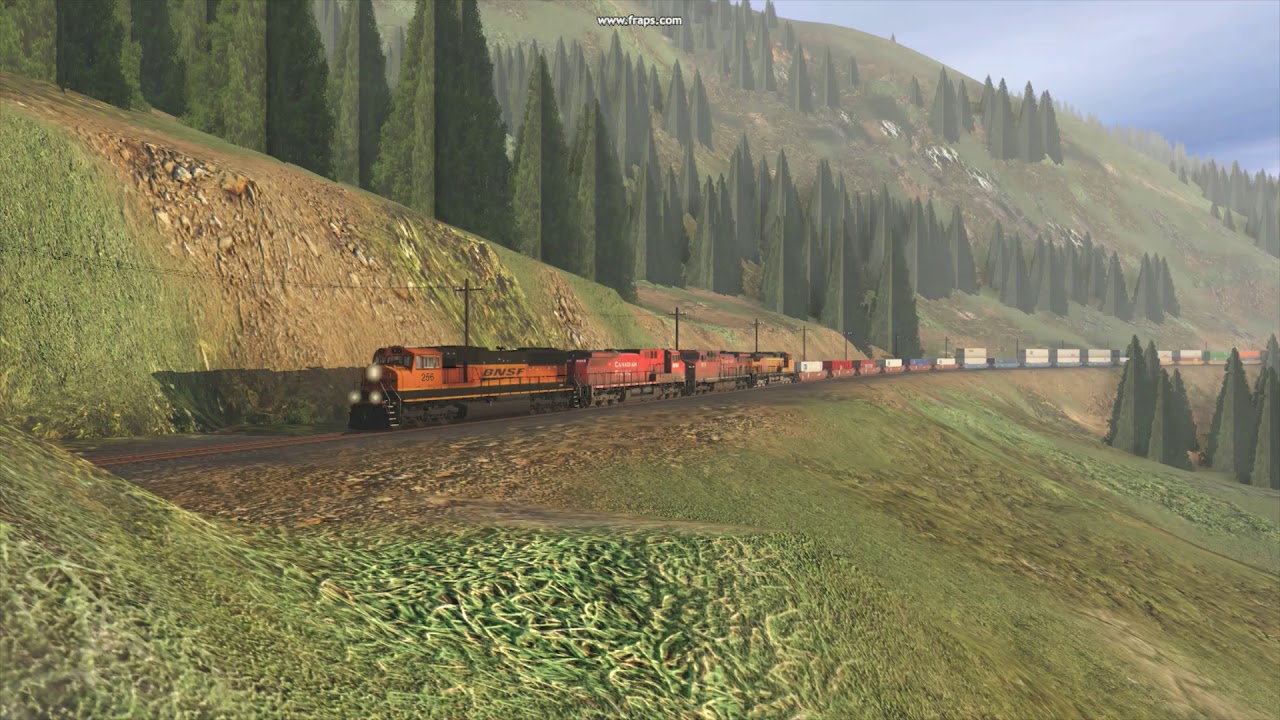 Railfanning out west on the Mojave and Marias Pass in Trainz 2019